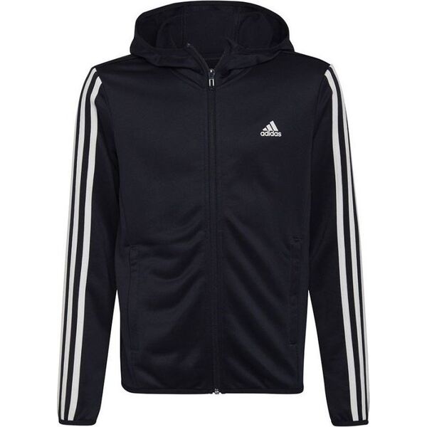 Adidas Bluza adidas 3S FZ HD Jr HE9339 11461036 4065424162877