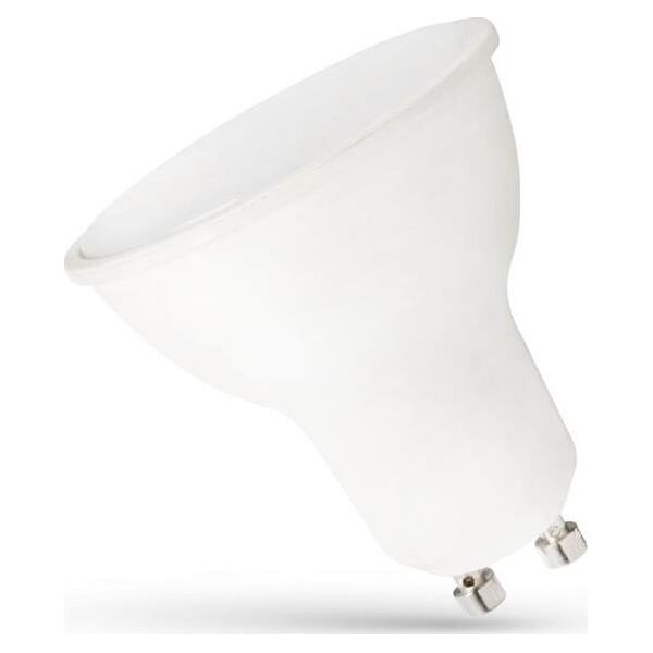 Żarówka LED GU10 230V 7,5W SMD Barwa Zimna z MLECZNĄ SZYBKĄ WOJ+14594 SpectrumLED himp 11558274 5902650594357