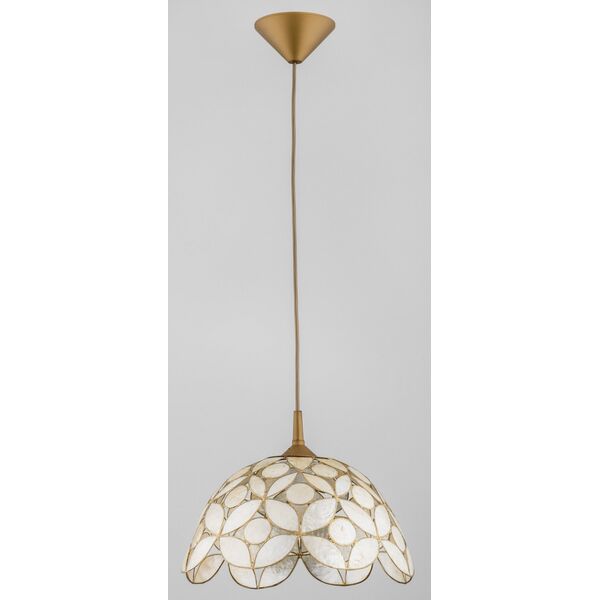 Lampa wisząca Alfa George 15034 lampa wisząca zwis 1x60W E27 złota/masa perłowa 11616454 5900458150348