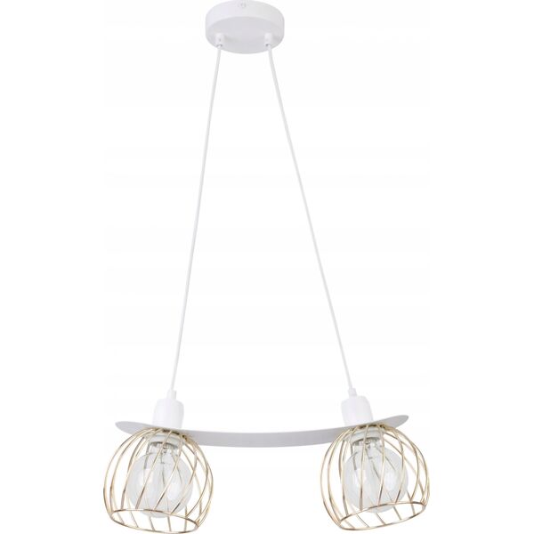 Lampa wisząca Sigma Regge 2 31855 lampa wisząca zwis 2x60W E27 biały / złoty 11616462 5902846818991