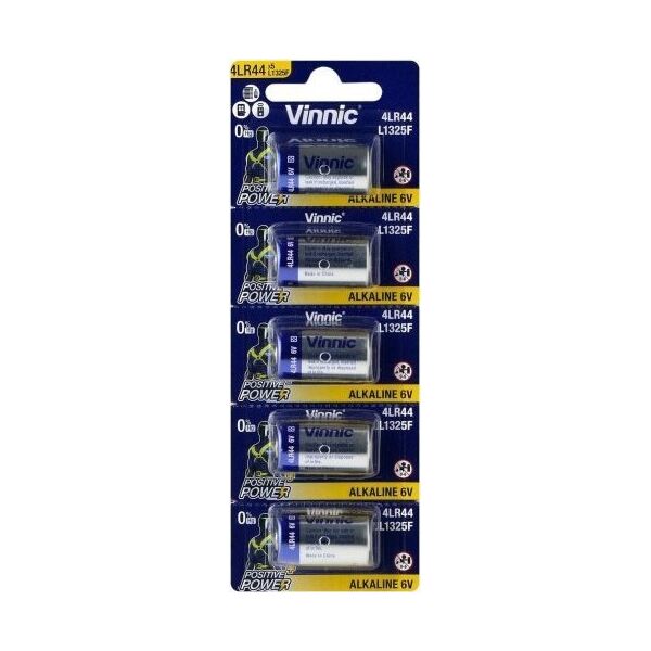 Vinnic Bateria 4LR44 5 szt. 11638781 4898338013191