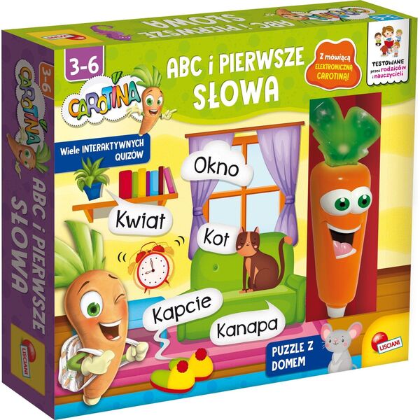 Lisciani Carotina - ABC i pierwsze słowa 11639144 8008324093960