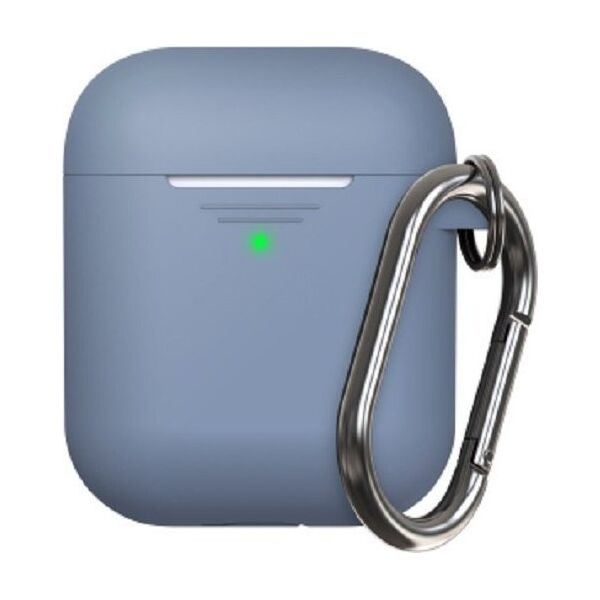 KeyBudz Elevate Keychain - silikonowe etui ochronne do AirPods 1/2 (granatowe) 11645976 851173005640
