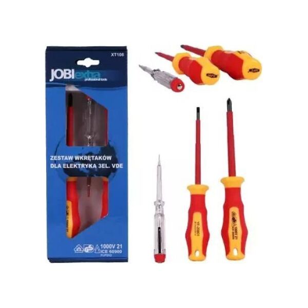 JOBIextra JOBI EXTRA WKRĘTAKI 3szt.DLA ELEKTRYKA 11740599 5900774500629