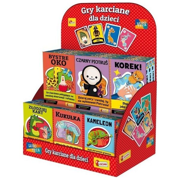 Lisciani LISCIANI LUDOTECA MIX GRY KARCIANE 18 szt 11740870 8008324091911
