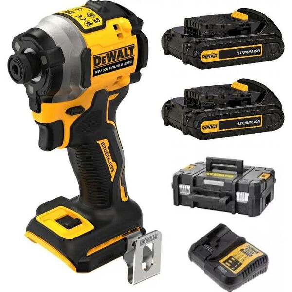 Dewalt DEWALT.ZAKRĘTARKA UDAR.18V 208Nm 2x2,0Ah TSTAK DCF850D2T 11741135 5035048743027
