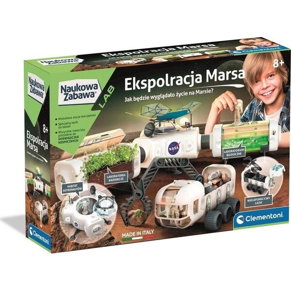 Clementoni Naukowa zabawa: Eksploracja Marsa 11811895 8005125507344