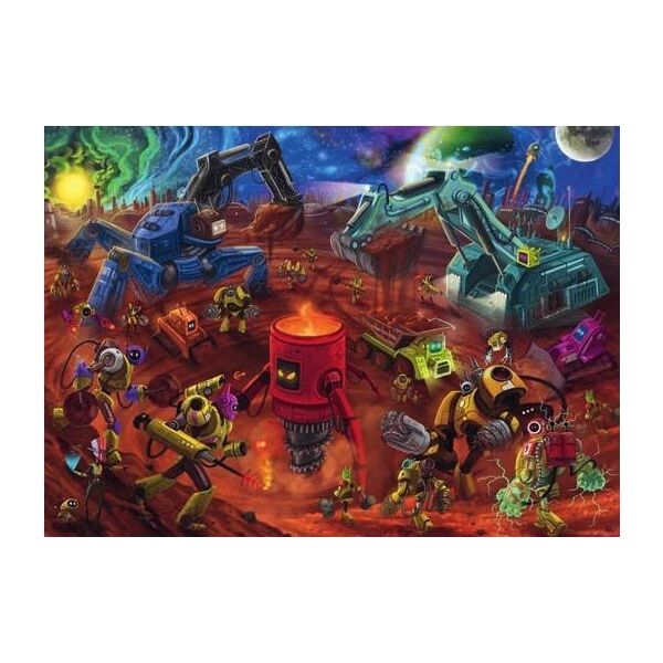 Ravensburger Puzzle 60el Kosmiczne maszyny 051670 Ravensburger 11956684 4005556051670