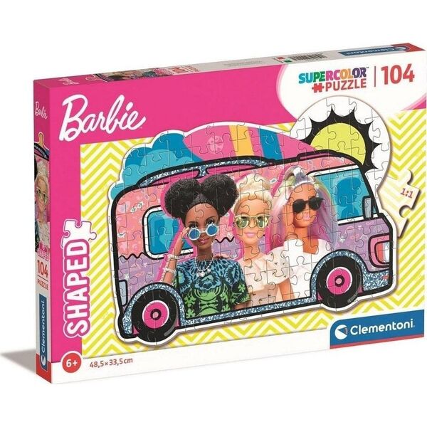 Clementoni Puzzle 104 Wyjątkowa kolekcja Barbie 12107593 8005125271627