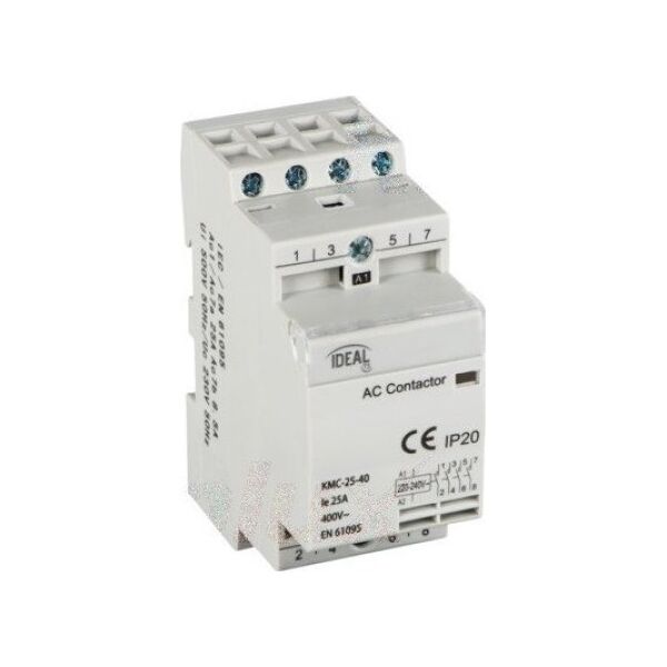Kanlux Stycznik KMC 25A 230V 4Z Kanlux Ideal 12108439 5905339232526