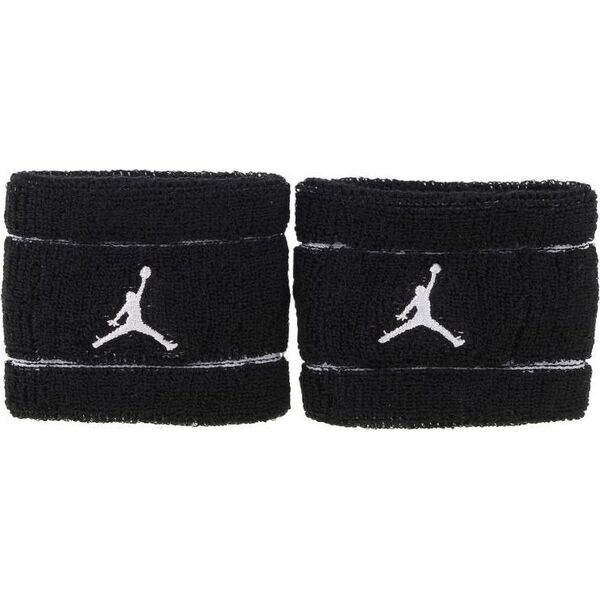 Jordan  Jordan Terry Wristbands J1004300-941 Czarne One size 12318219 887791162465