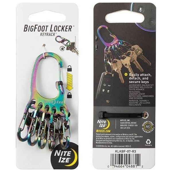 NiteIze Karabinek na klucze Nite Ize BigFoot Locker 12363106 94664048812