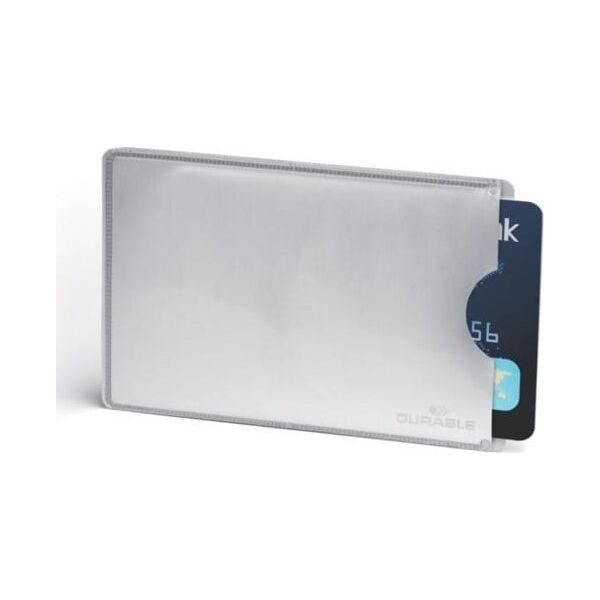 Durable ETUI NA KARTĘ Z OCHRONĄ RFID DURABLE SREBRNE 1szt. 12374712 4005546981901