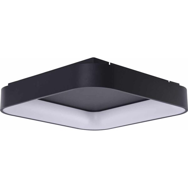 Lampa sufitowa Azzardo Przysufitowa lampa pokojowa Solvent LED 32W kwadrat czarna 12400296 5901238440024