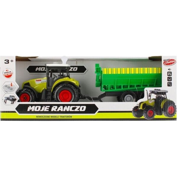 Mega Creative Traktor z akcesoriami Moje Ranczo 12551052 5904335826180