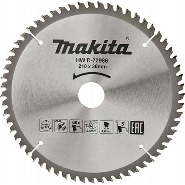 Makita Piła tarczowa do aluminium 210x30x60z Economy 12553856 88381581790