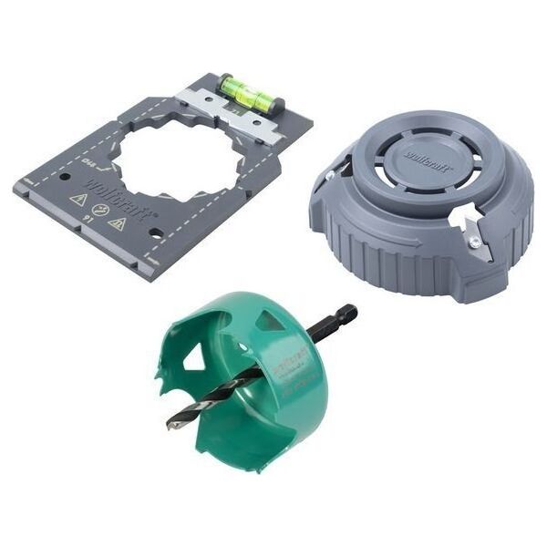 Wolfcraft Zestaw do montażu puszek elektrycznych w suchej zabudowie (WF5897000) 12615286 4006885589704