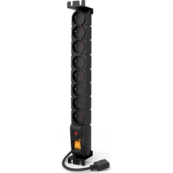 Acar Listwa przeciwprzepięciowa S8 FA RACK 19 IEC 3m 12627021 5904743363406