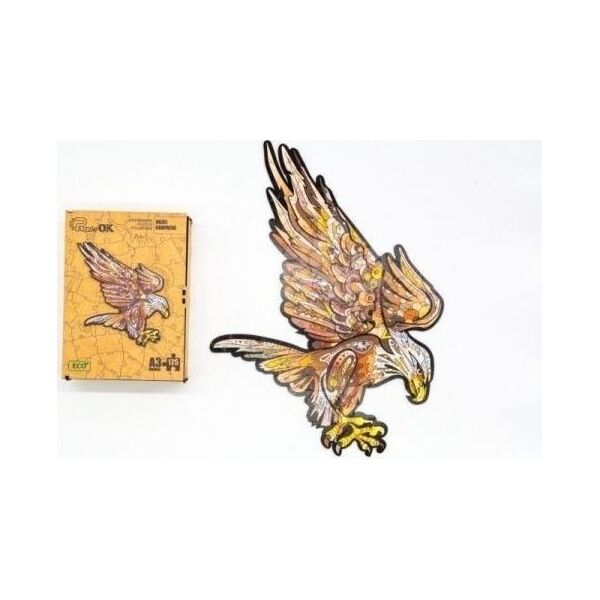 PuzzleOK Puzzle drewniane eko 125 Orzeł karpacki A3 12627948 4821993007496