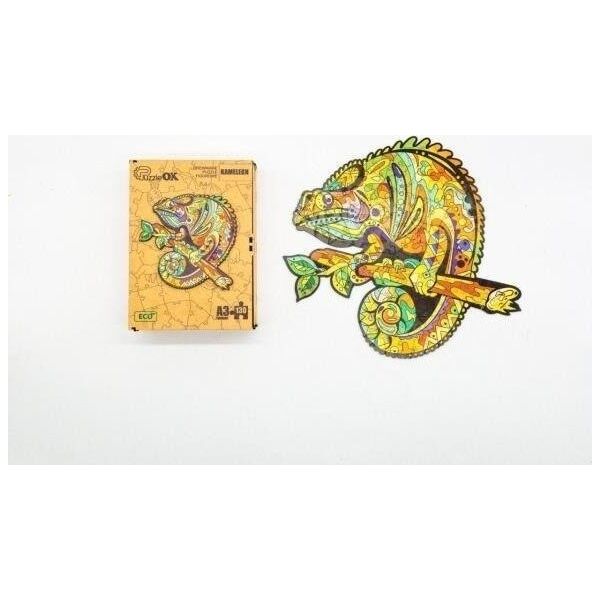 PuzzleOK Puzzle drewniane eko 130 Kameleon A3 12627958 4820282020598