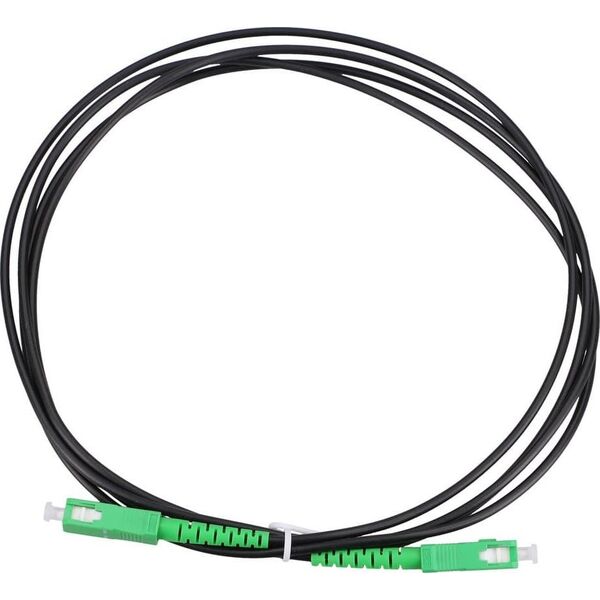 ExtraLink EXTRALINK PATCHCORD SC/APC-SC/APC SM SIMPLEX 3.0MM 2M BLACK 12665468 5903148919270