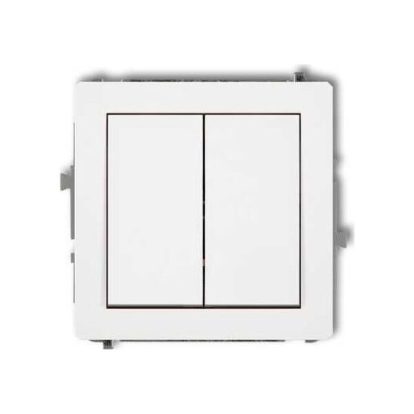 Karlik Łącznik schodowy Karlik Deco DWP-33.1 podwójny bez piktogramów biały 12673479 5907709772441