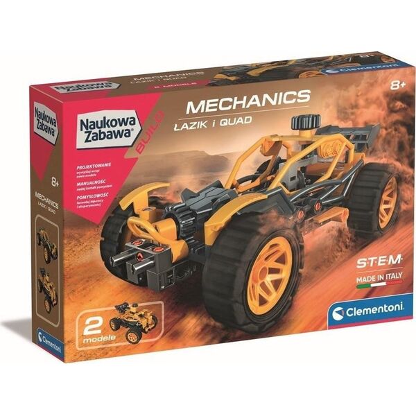 Clementoni Clementoni Naukowa zabawa. Laboratorium mechaniki. Łazik i Quad 50796 12732372 8005125507962