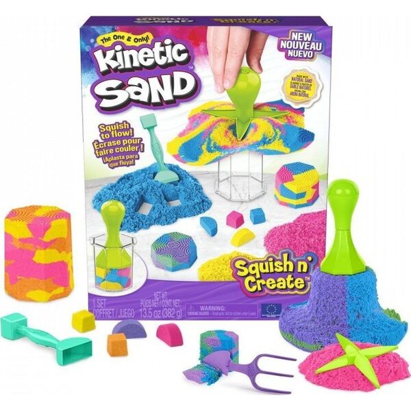 Spin Master Kinetic Sand Zgniataj i tw?rz 12734681 778988348109