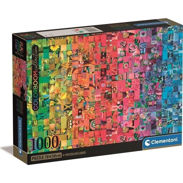 Clementoni CLE puzzle 1000 Compact Colorboom Collection 39781 12736103 8005125397815