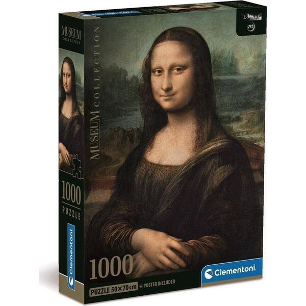 Clementoni CLE puzzle 1000 Compact Museum Leonardo-Gio..39708 12736122 8005125397082