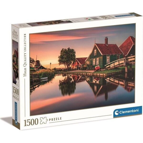Clementoni CLE puzzle 1500 HQ Zaanse Schans 31696 12736168 8005125316960
