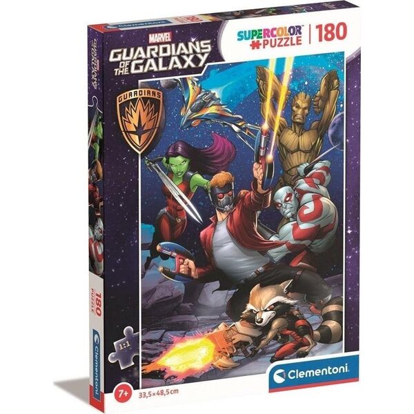 Clementoni Puzzle 180 Super Kolor Marvel Strażnicy Galaktyki 12736693 8005125297832