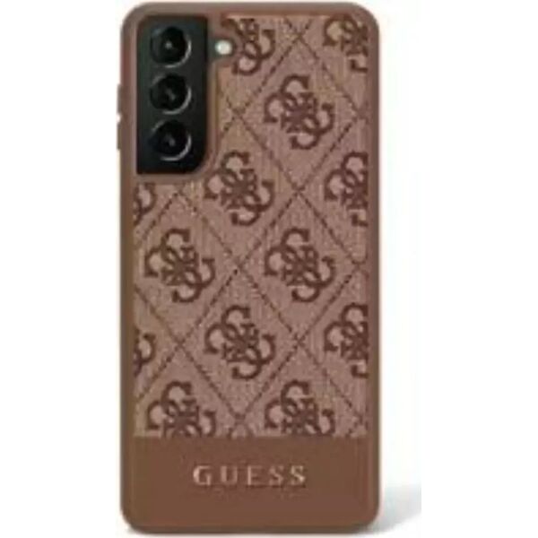 Guess Guess 4G Bottom Stripe Metal Logo Collection - Etui Samsung Galaxy S23+ (brązowy) 12772407 3666339117566