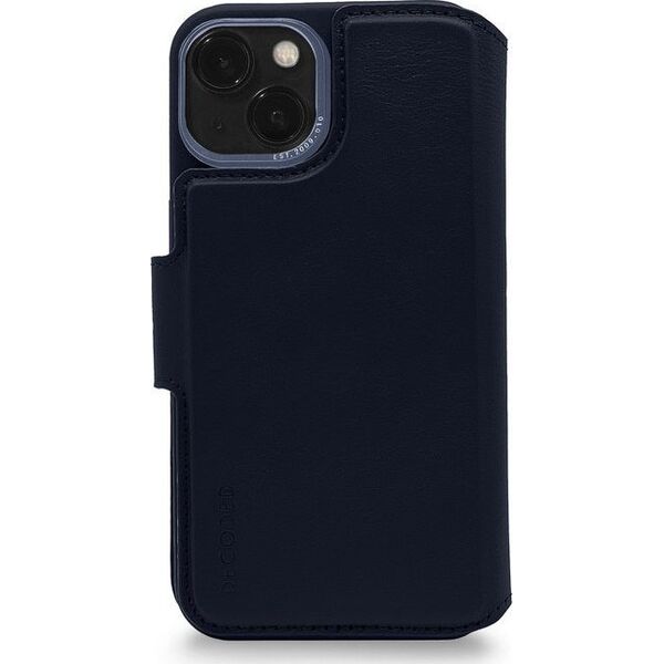 Elmarc Skórzana obudowa ochronna Detachable Wallet do iPhone 14 Plus kompatybilna z MagSafe (navy) 12876353 8720593006532