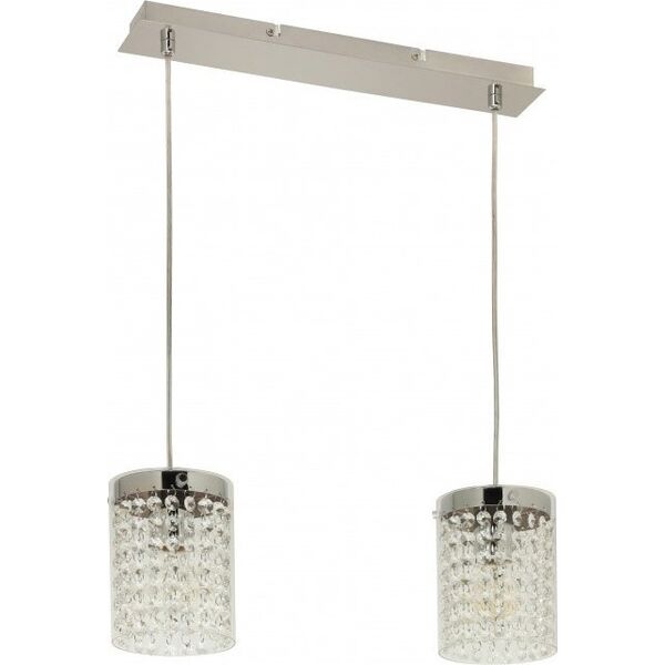 Lampa wisząca KRIS Krislamp Gala KR 313-2L lampa wisząca zwis 2x40W E27 chrom 12897312 5907582567936