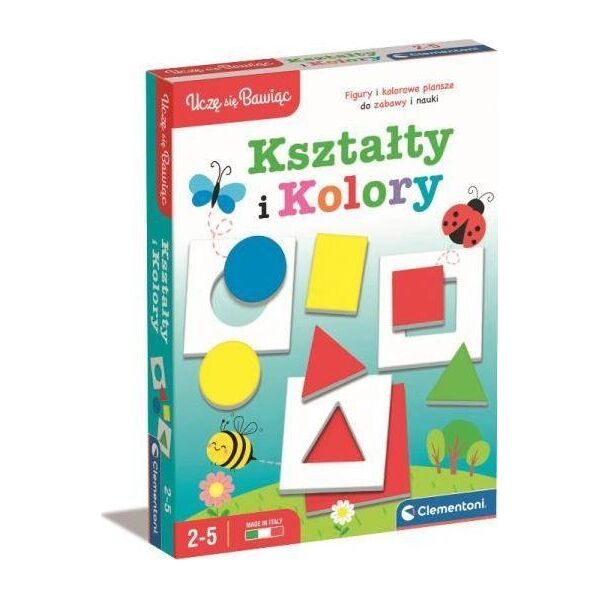 Clementoni Ucz? si? bawi?c. Kszta?ty i kolory 12992566 8005125507641