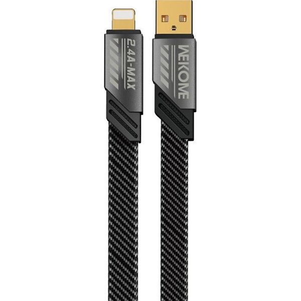Kabel USB Wekome USB-A - Lightning 1 m Czarny (WK-WDC-190_01_TARNISH) 13026845 6941027640869