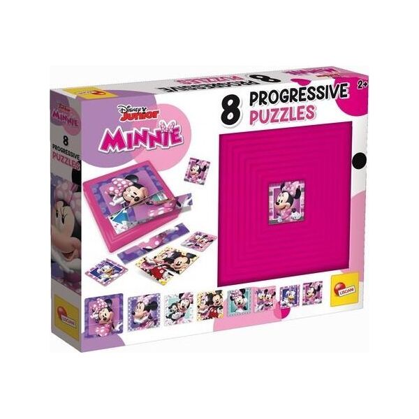 Lisciani LISCIANI PUZZLE PROGRESYWNE 8 MINNIE 13048606 8008324097791