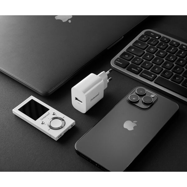 Ładowarka Intenso POWER ADAPTER USB-A/7800512 INTENSO 13121276 4034303033195