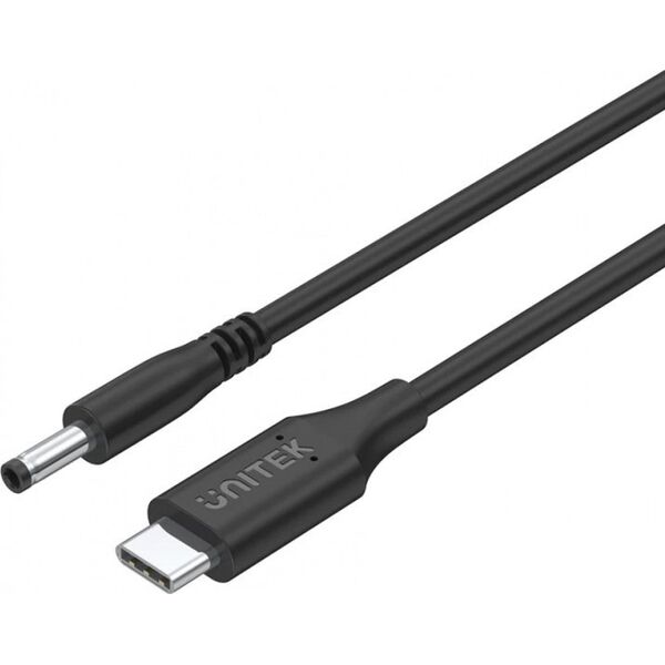 Kabel USB Unitek USB-C - DC 4 x 1.7 mm 1.8 m Czarny (C14118BK-1.8M) 13154163 4894160049971
