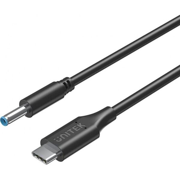 Kabel USB Unitek USB-C - DC 4.5 x 3.0mm 1.8 m Czarny (C14117BK-1.8M) 13154165 4894160049964