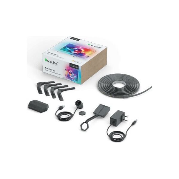 Taśma LED Nanoleaf Nanoleaf 4D TV Screen Mirror Lightstrips Starter Kit - system inteligentnego podświetlenia ekranu TV do 65'' (kamera, 4m taśmy LED) 13226739 4897105333838