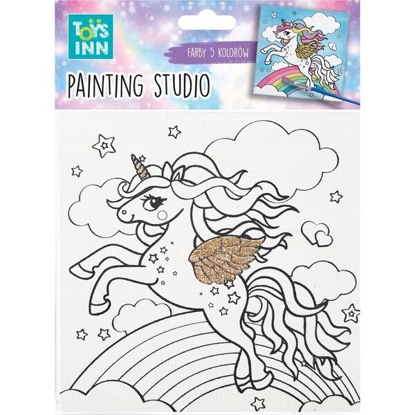 Stnux Zestaw do malowania Canvas Unicorn Rainbow 13243209 5901583297915