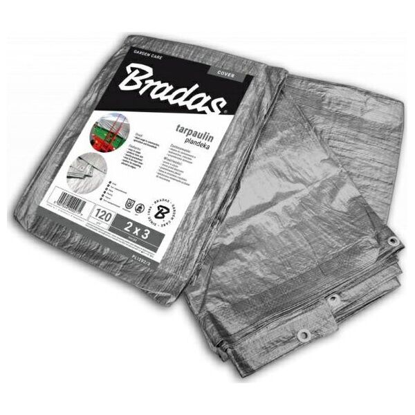 Plandeka Bradas PLANDEKA  SREBRNA 120g  15 x 20m BRADAS 13283809 5907544451808