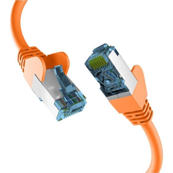 EFB EFB RJ45 PATCHKABEL mit CAT7 ROHKABEL ORANGE 50m 13294590 4049759290801