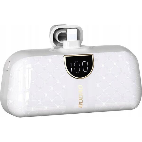 Powerbank Dudao Powerbank Dudao K20SL Lightning 5000mAh biały 13305215 6976625331369