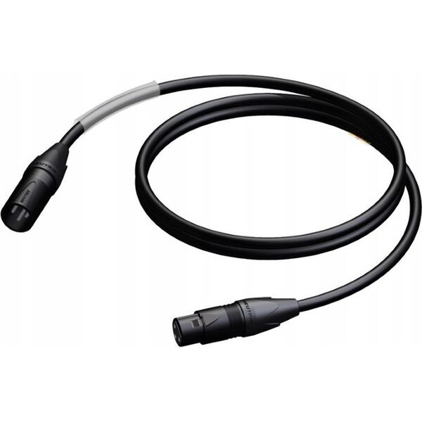 Kabel Procab PROCAB PRA901/3 XLR męski - XLR żeński - UltraFlex™ 3 m 13332337 5414795031296