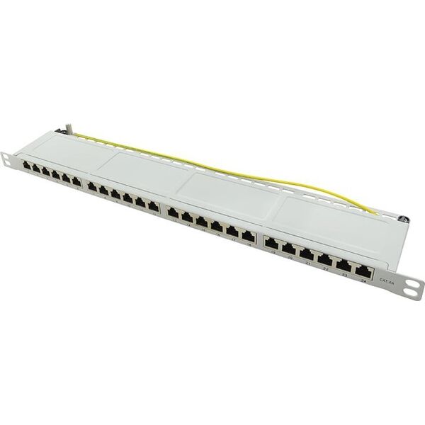 LogiLink LogiLink 19" Cat.6A Patchpanel, 24-Port, grau, 0,5 HE 13333196 4052792050486