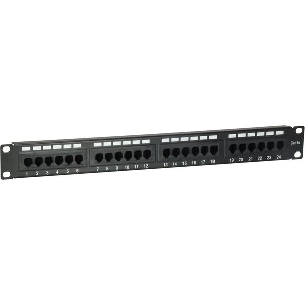 Equip Equip Patchpanel 24x RJ45 Cat5e 19" UTP 1HE      schwarz 13333198 4015867206935