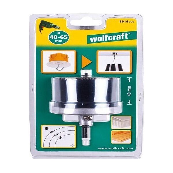 Wolfcraft OTWORNICA STANDARD 40,45,65MM (1 KPL) 13361590 4006885891609